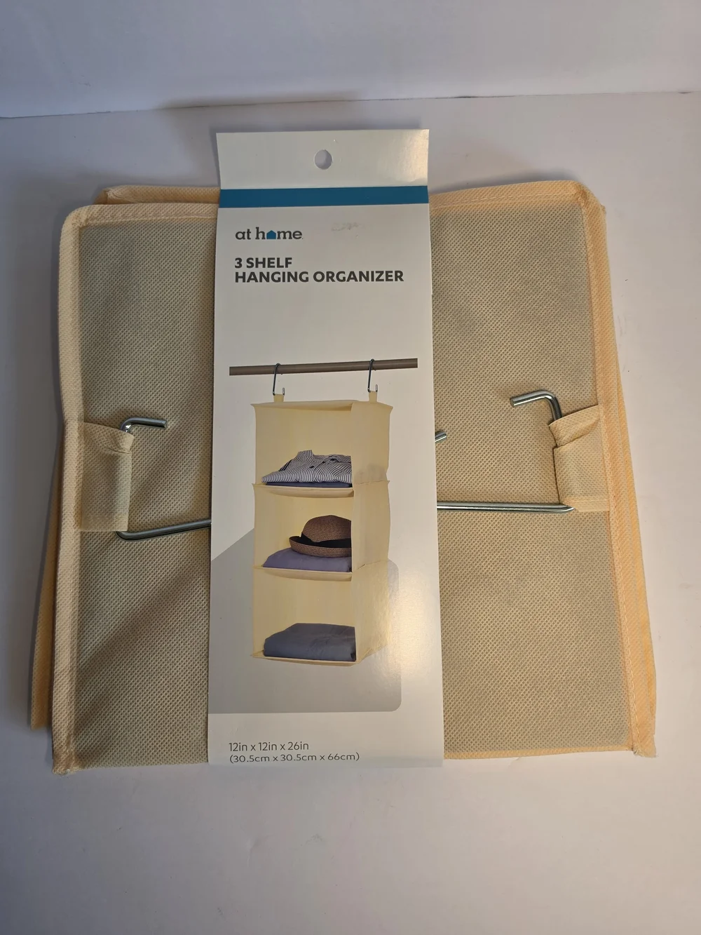 Hanging 3-Tier Closet Organizer - Pink 12